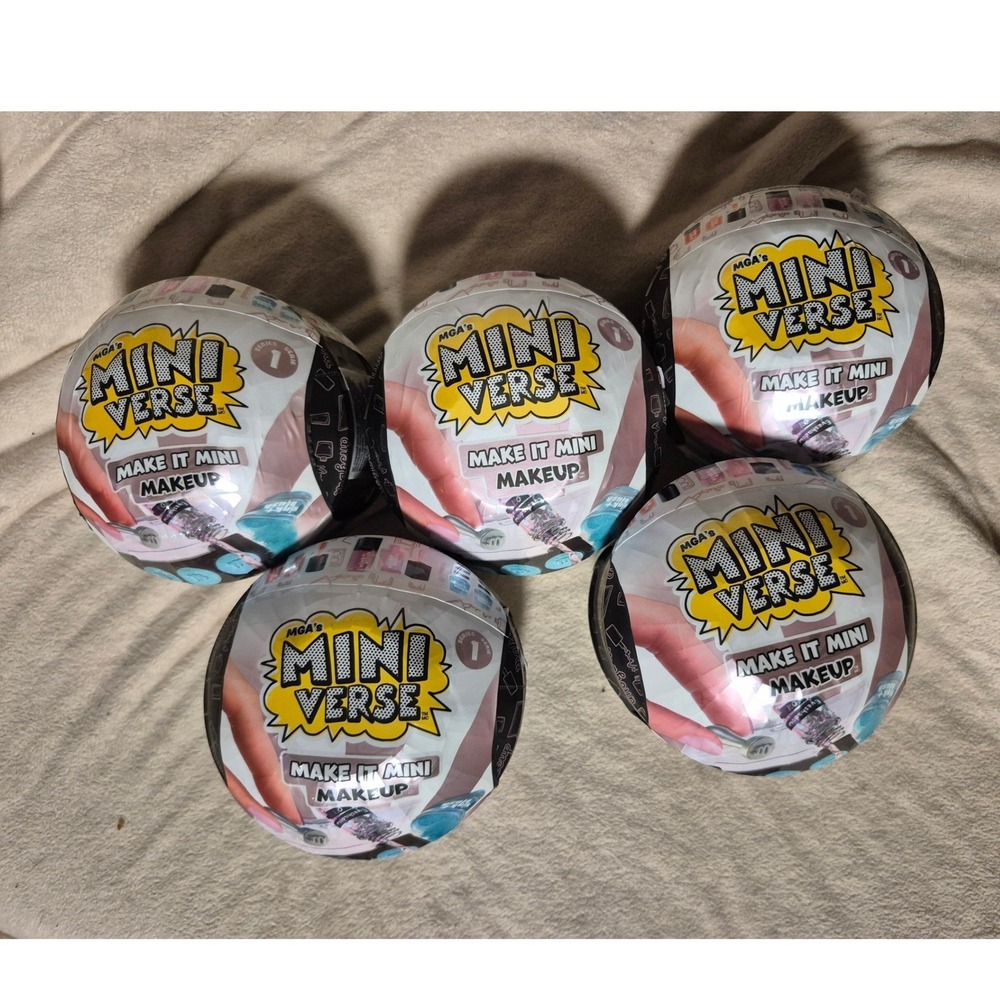 MGA Miniverse Make It Mini Lifestyle Series 1 Cosmetic Mystery 5 Balls 523352C